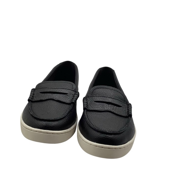 Cole Haan Black Leather Loafers with White Soles 11B - Picture 1 of 8